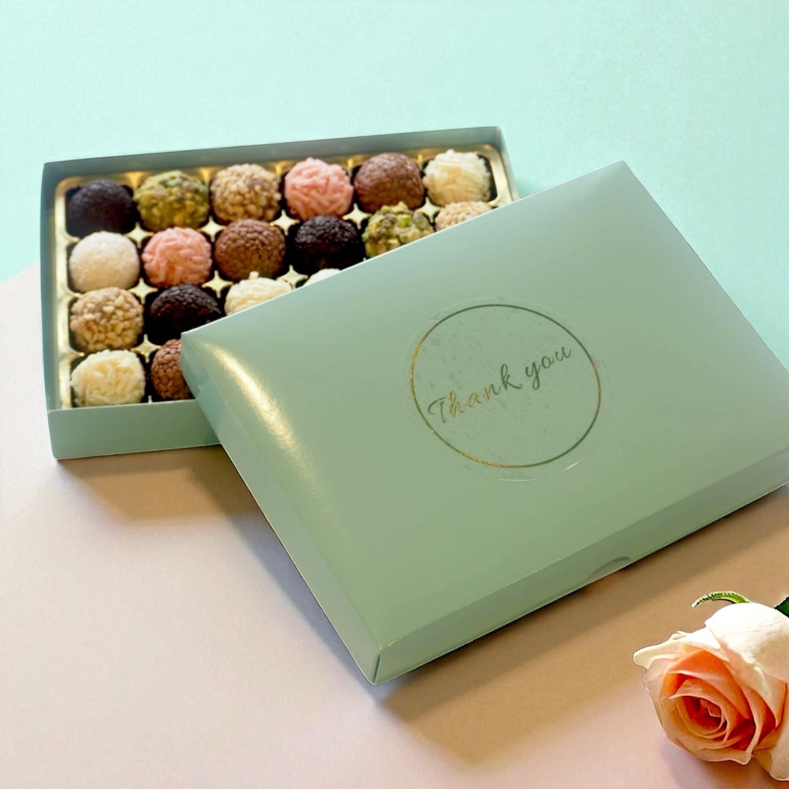Thank You Brigadeiro Box of 24
